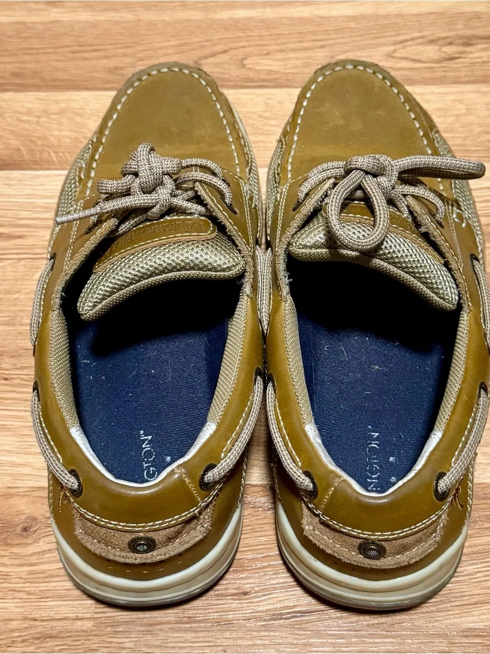 Men's Olive Brown Casual Boat Shoes